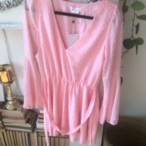 Lovers + Friends Bell Sleeve Mini Dress NWT (New With Tags- Never Worn) Size S